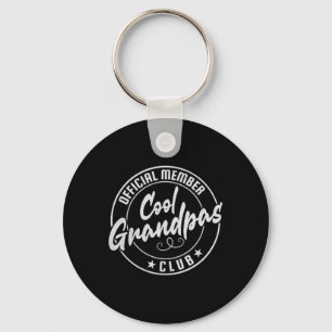 Cool Grandpas Club Official Member Vintage  Keychain