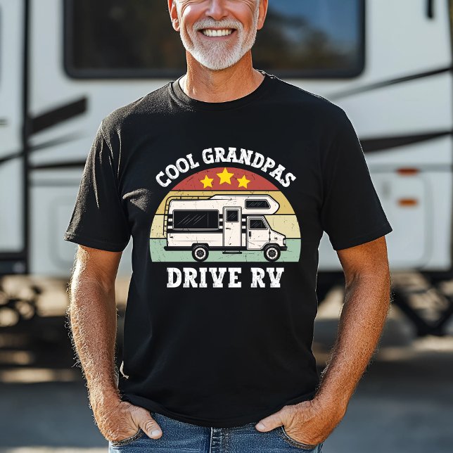 "Cool Grandpas Drive RV" Funny T-Shirt (Creator Uploaded)