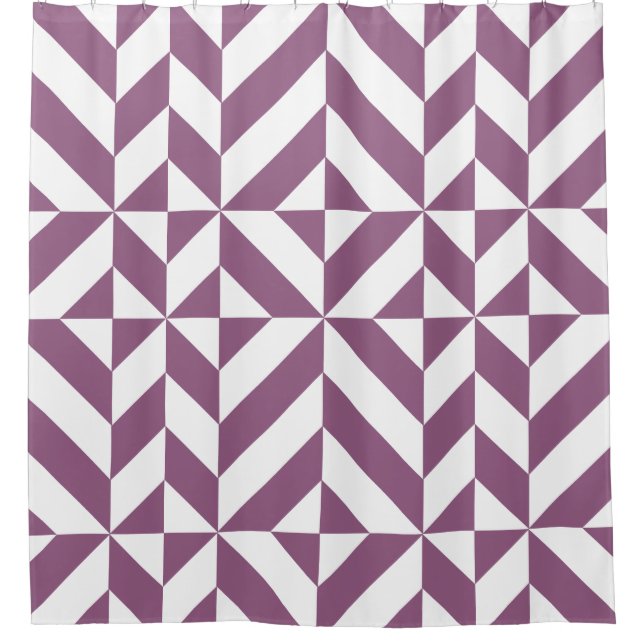 Cool Grape Geometric Cube Pattern (Front)