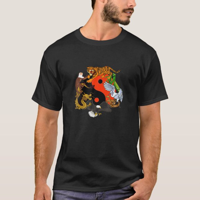 Cool Graphic Design Tiger Head T-Shirt (Front)
