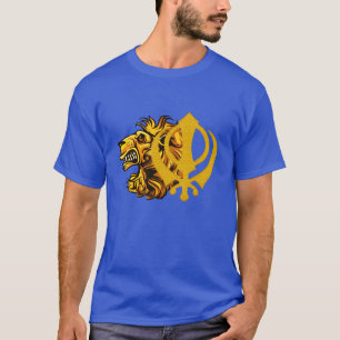 cool graphic sikh khanda lion t-shirt design