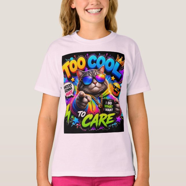 Cool Graphic Tee for Boys & Girls (Front)