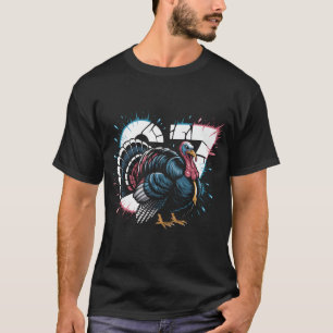 Cool Graphic Turkey 67th Birthday Thanksgiving Shi T-Shirt