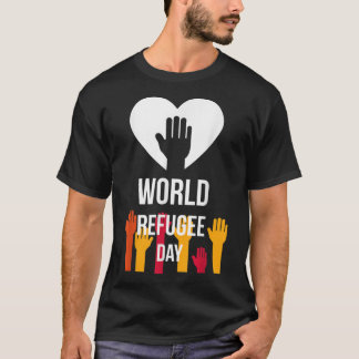 Cool Graphic World Refugee Day T-Shirt