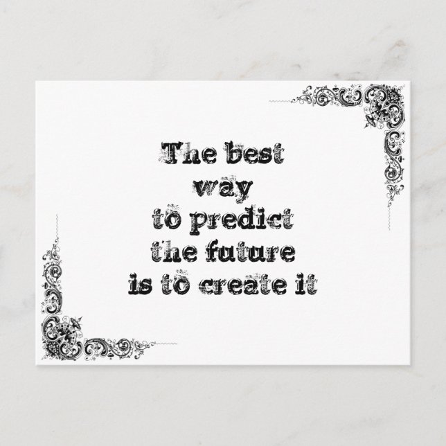 Cool great simple wisdom philosophy tao sentence postcard (Front)