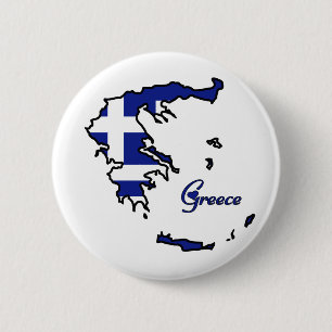 Cool Greece 2 Inch Round Button