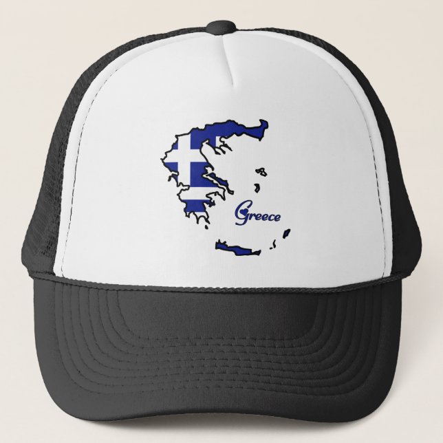 Cool Greece Trucker Hat (Front)