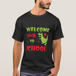 Cool Green Dinosaur Dino Going Back To School Kind T-Shirt