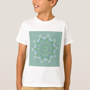 Cool Green Floral pattern T-Shirt