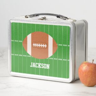 Cool Green Football Field Lunch Box