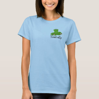 Cool Green Frog with Saying T-Shirt