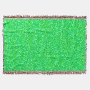 Cool Green Throw Blanket