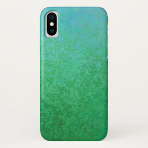 Cool Green Variations with Gradient iPhone X Case