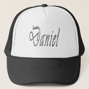 Cool Grey Two Toned Daniel Name, Trucker Hat