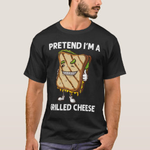 Cool Grilled Cheese Art For Men Women Sandwich Bre T-Shirt