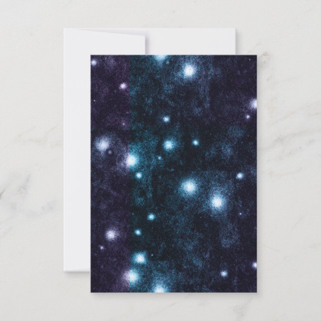 Cool Gritty Glitch Art Blank Invitation (Front)