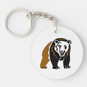 Cool Grizzly BEAR - Wildlife - Nature -  Keychain