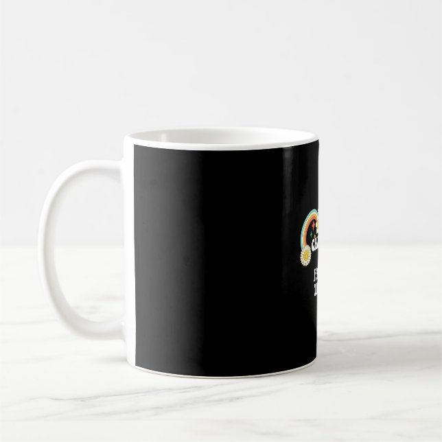 Cool groovy quote camping is favourite therapy coffee mug (Left)