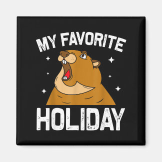 Cool Groundhog Day My Favorite Holiday Kids Boys M Magnet