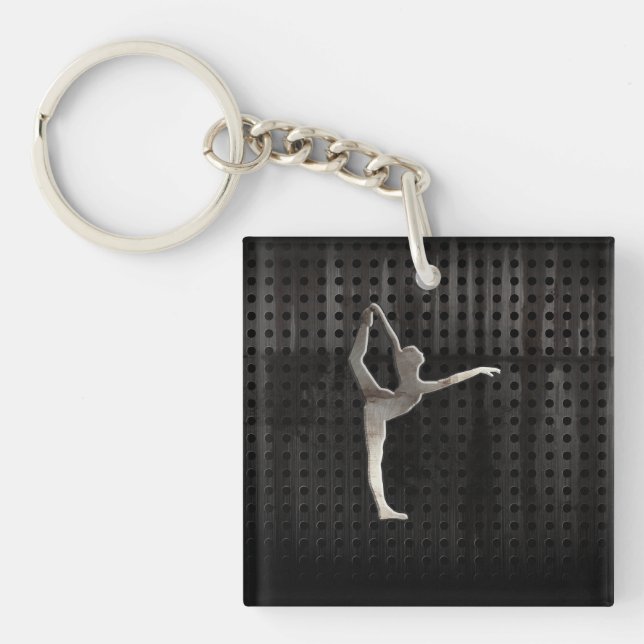 Cool Grunge Ballet Keychain (Front)
