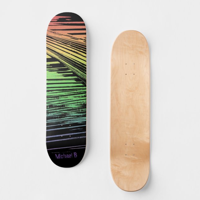Cool Grunge - Customizable  Skateboard (Front)