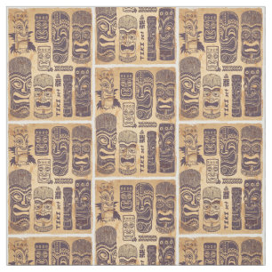 Cool Grunge Vintage Tiki Set Fabric