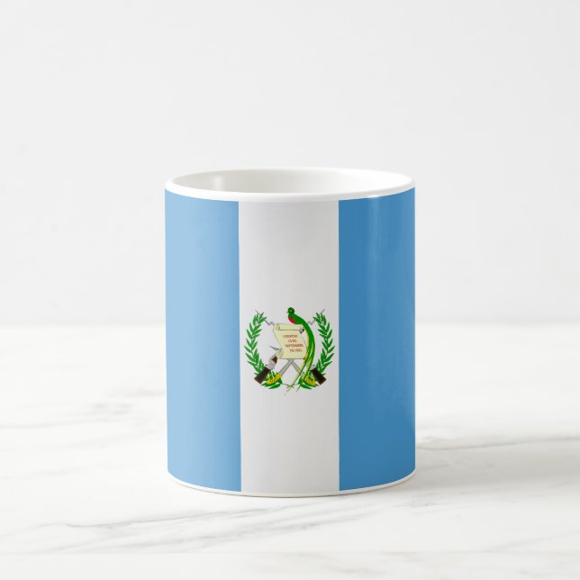 Cool Guatemalan Flag Coffee Mug (Center)