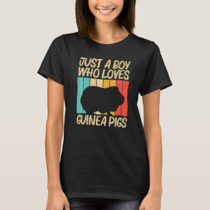 Cool Guinea Pig For Boys Kids Cavy Pet Rodent T-Shirt
