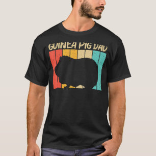 Cool Guinea Pig For Dad Father Cavy Pet Rodent T-Shirt