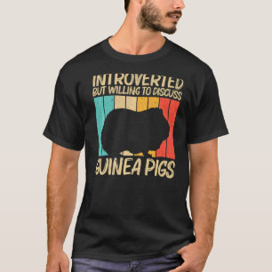 Cool Guinea Pig For Men Women Cavy Pet Rodent T-Shirt