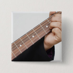 Cool Guitar 2 Inch Square Button