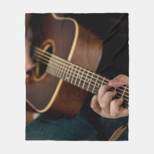 Cool Guitar Fleece Blanket