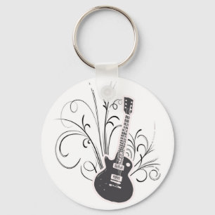 Cool guitar keychain