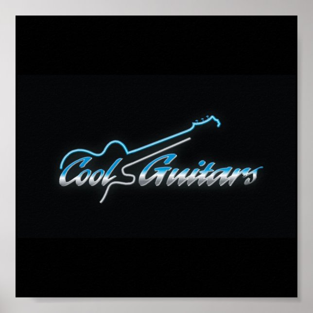 Cool Guitars Poster (Front)