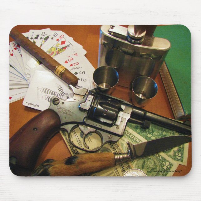 Cool gun mousepad (Front)