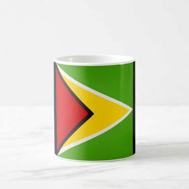 Cool Guyana Flag Coffee Mug (Center)
