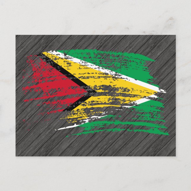 Cool Guyanese flag design Postcard (Front)