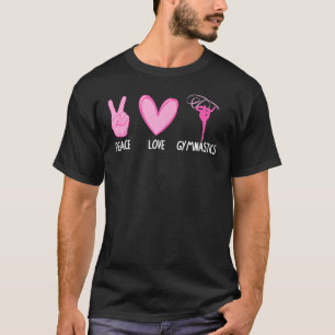 Cool Gymnastics For Girls Women Gymnast Sports Pea T-Shirt