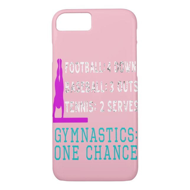 Cool Gymnastics Only Gives you One Chance Gift Case-Mate iPhone Case (Back)