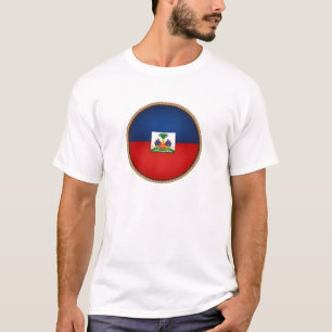 Cool Haiti Flag Seal T-Shirt