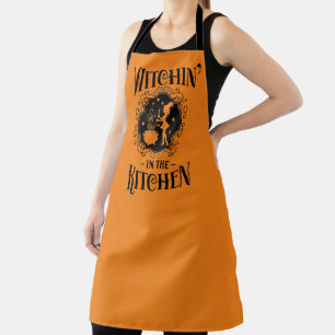 cool Halloween witchin' kitchen Apron