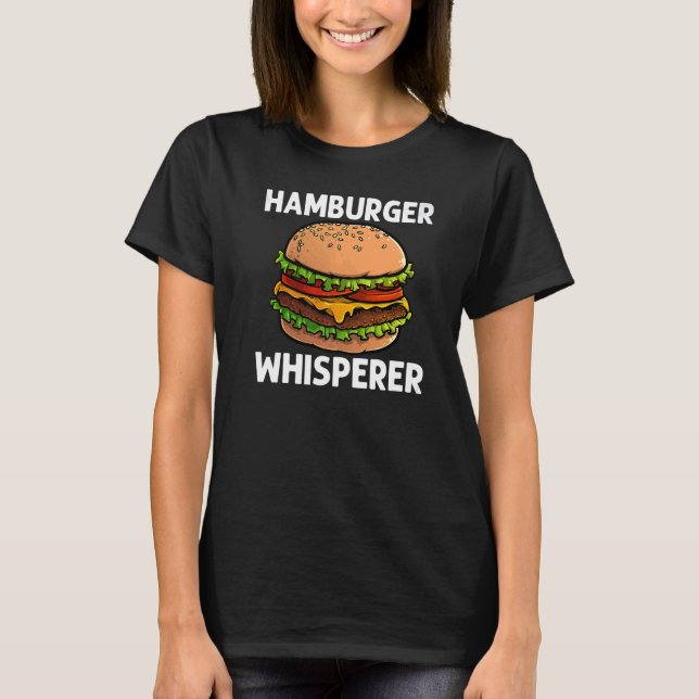 Cool Hamburger For Men Women Burger Cheeseburger F T-Shirt (Front)