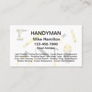Cool Handyman Cartes de visite