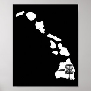 Cool Hawaii Disc Golf - Frisbees Disc Golfing Frol Poster
