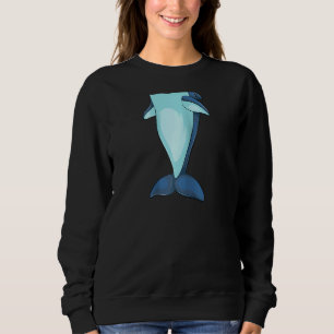 Cool Headless Dolphin Funny Lazy Halloween Costume Sweatshirt