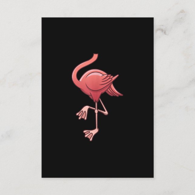 Cool Headless Flamingo Halloween Costume  Funny Enclosure Card (Front)