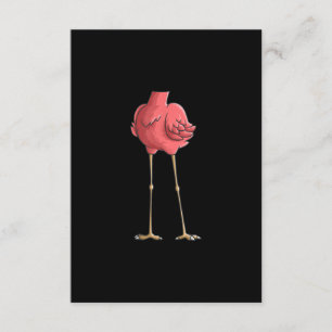 Cool Headless Flamingo Halloween Costume Gifts Enclosure Card