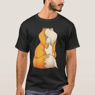 Cool Headless Fox Halloween Costume Funny Lazy DIY T-Shirt