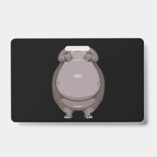 Cool Headless Hippo Halloween Costume  Funny Lazy Badge