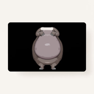 Cool Headless Hippo Halloween Costume  Funny Lazy Badge